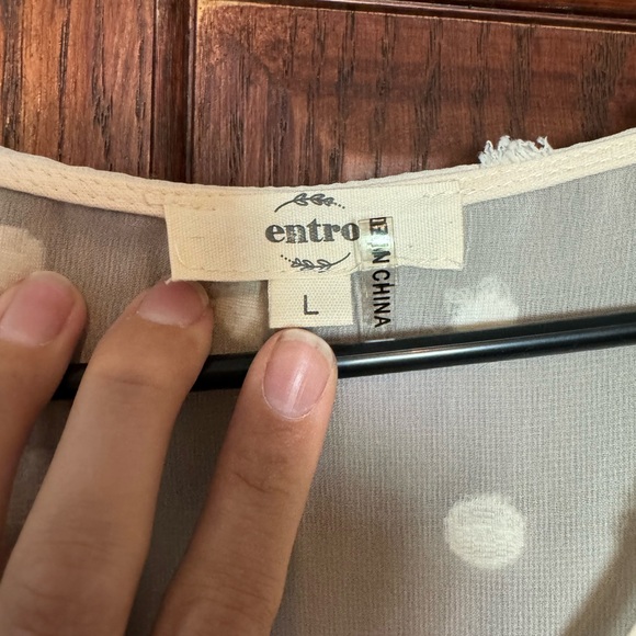 Cream long sleeve dress - Picture 2 of 3